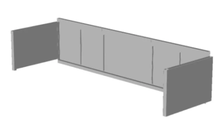 Woodson W.TRP23 Hot Food Bar Accessory – Trolley Panel Kit