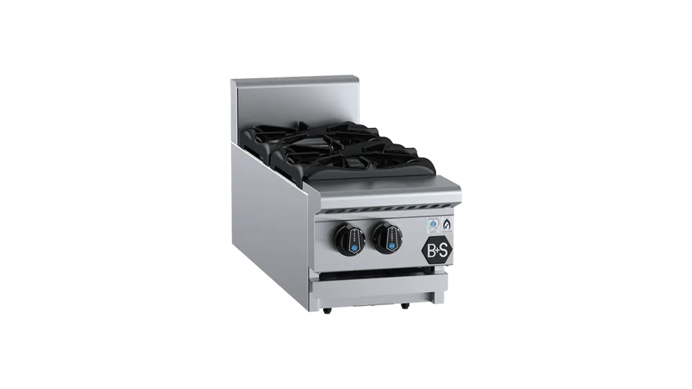 B+S BT-SB2BM Two Burner Boiling Top Bench Mounted