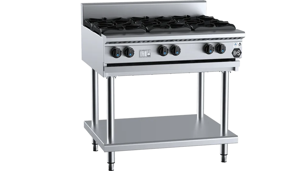 B+S BT-SB6 six burner boiling top