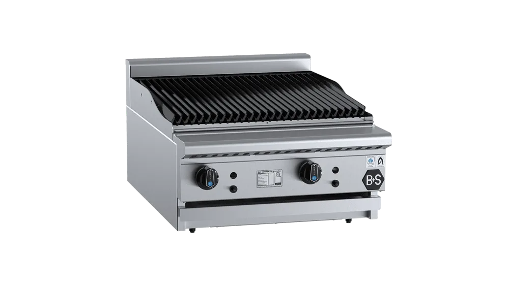 B+S CBR-6BM Char Broiler 600mm Bench Mounted