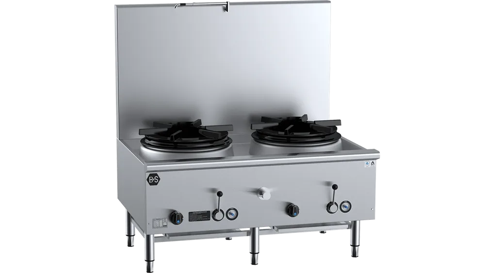 B+S UFWWSPD-2 Two Hole Deluxe Waterless Stock Pot