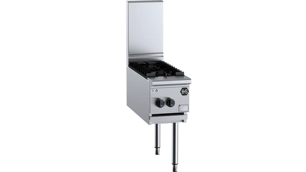B+S BAWBT-SB2R Two burner boiling top Reft side Wok Attachment