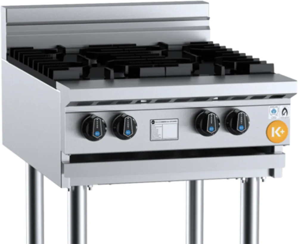 B+S KBT-SB4BM Four Burner Boiling Top Bench Mounted