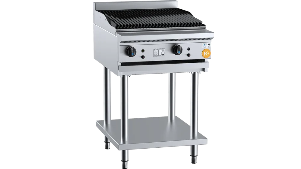 B+S KCBR-6 600mm Char Broiler On Stand