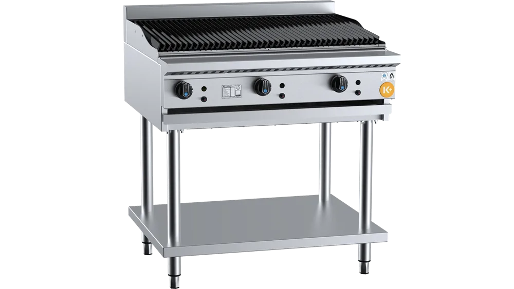 B+S KCBR-9 900mm Char Broiler On Stand