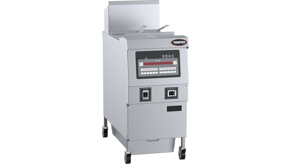 B+S RF-1E Rapid Electric Fryers - Single Pan Two Basket Electric Fryer