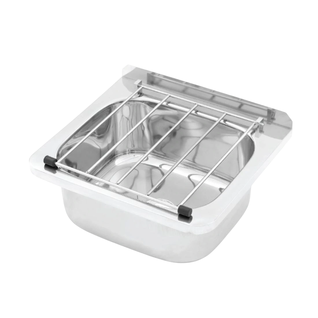F.H.E Cleaners Sink (hinged grate) With Wall Mount Brackets AB-CS-B