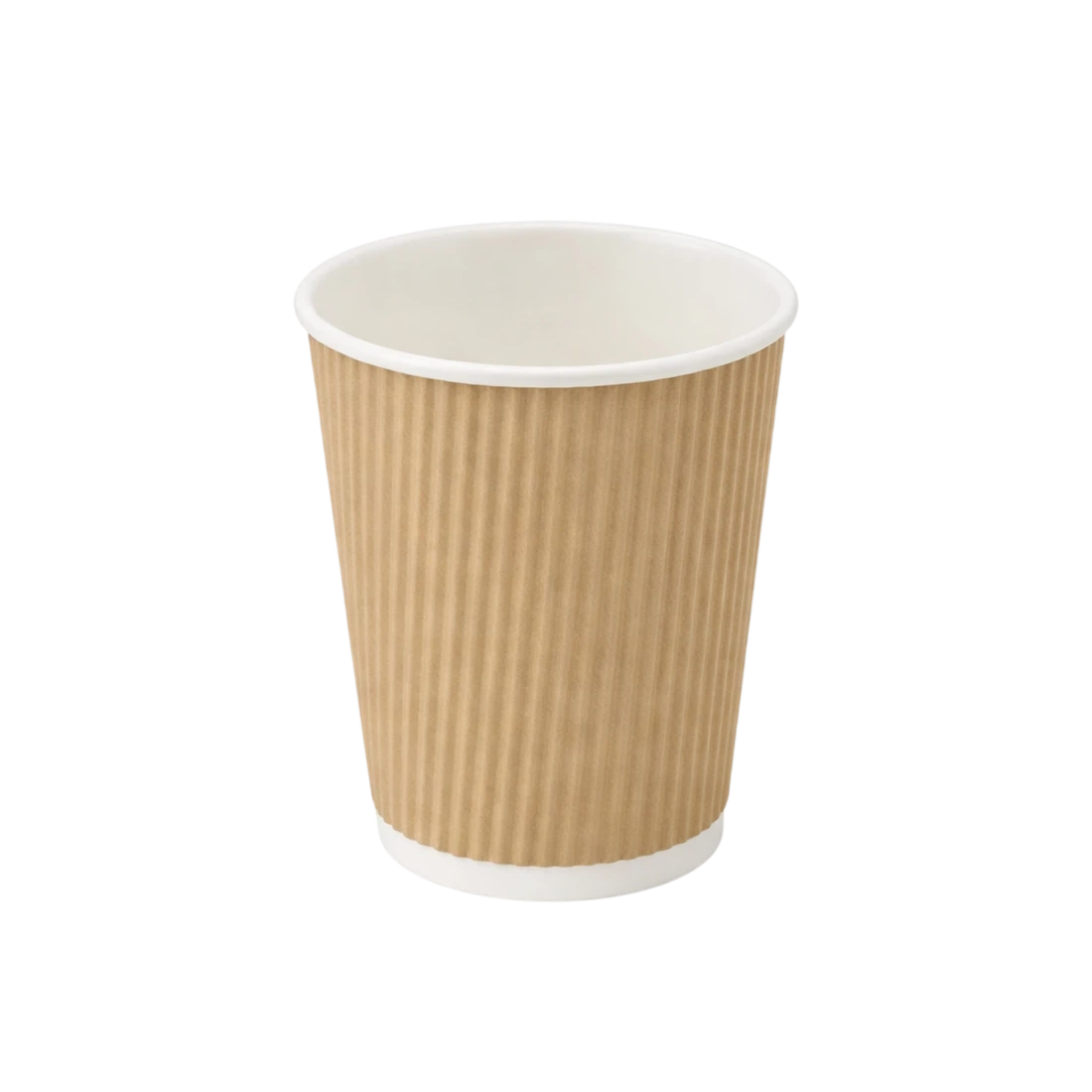 PakMax KRAFT 8oz 80mm Corrugated Hot Paper Cup CHPC-80-8K