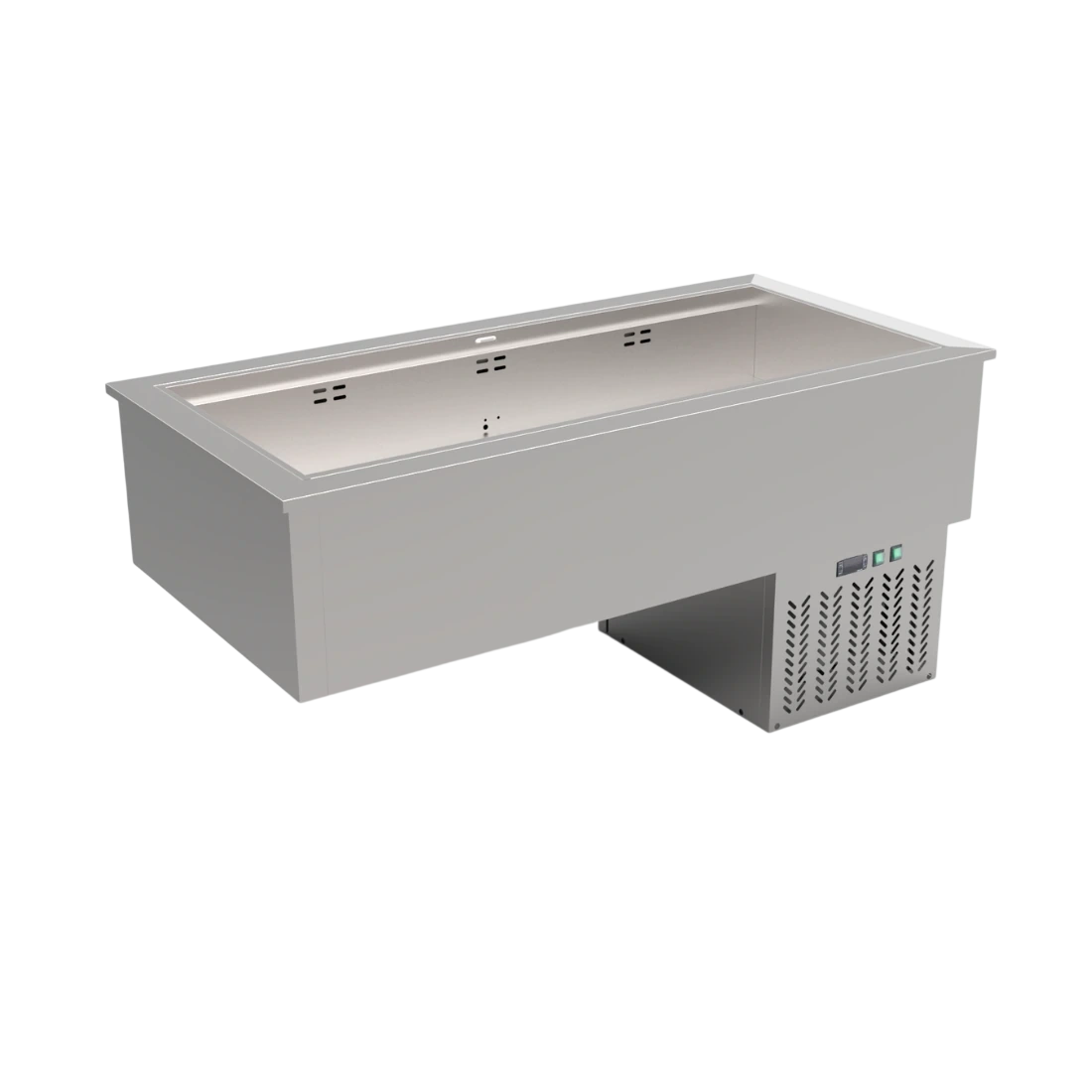 Thermaster 4×GN 1/1 Capacity Ventilated Static Cold Bain Marie Trays - GN4-VA