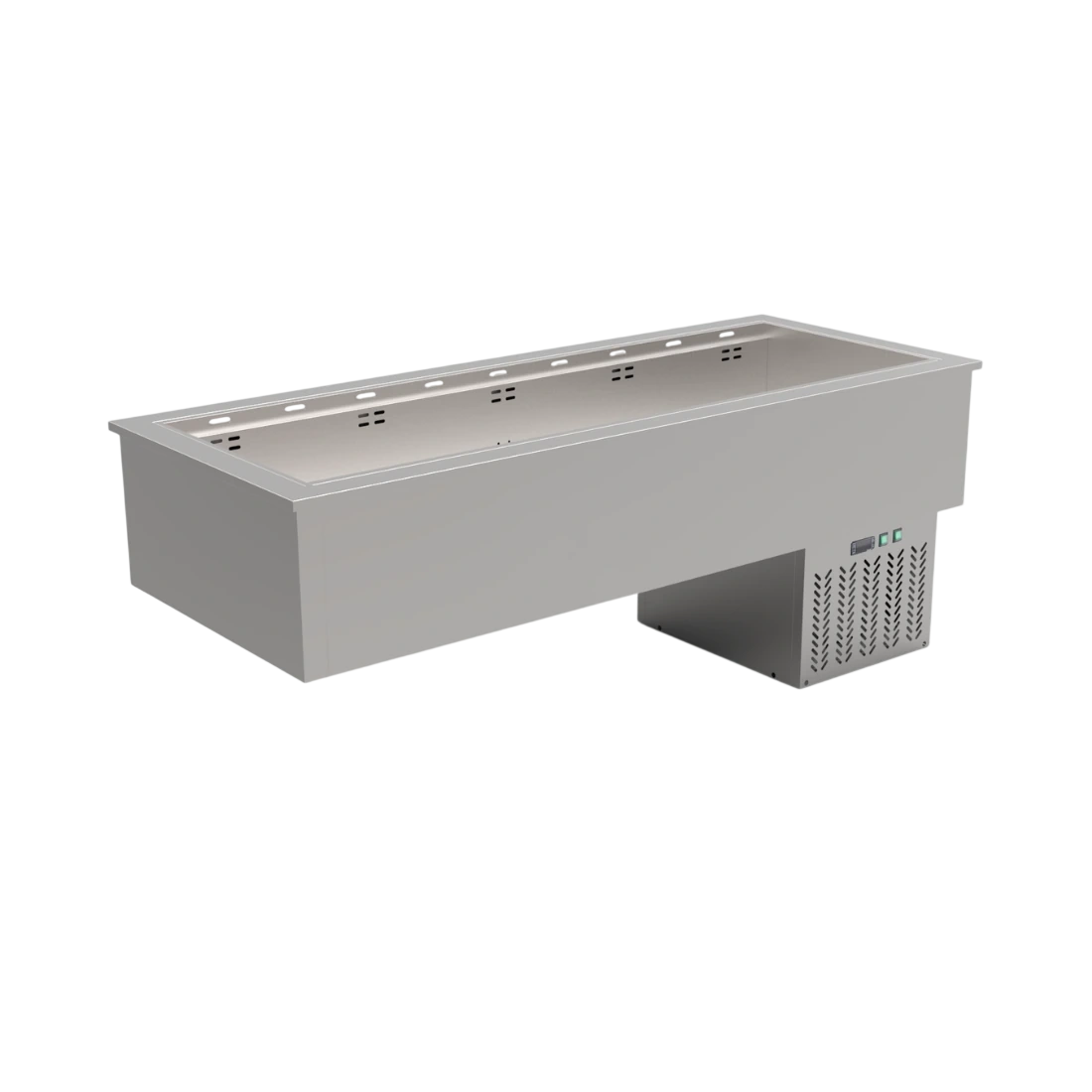 Thermaster 5×GN 1/1 Capacity Ventilated Static Cold Bain Marie Trays - GN5-VA