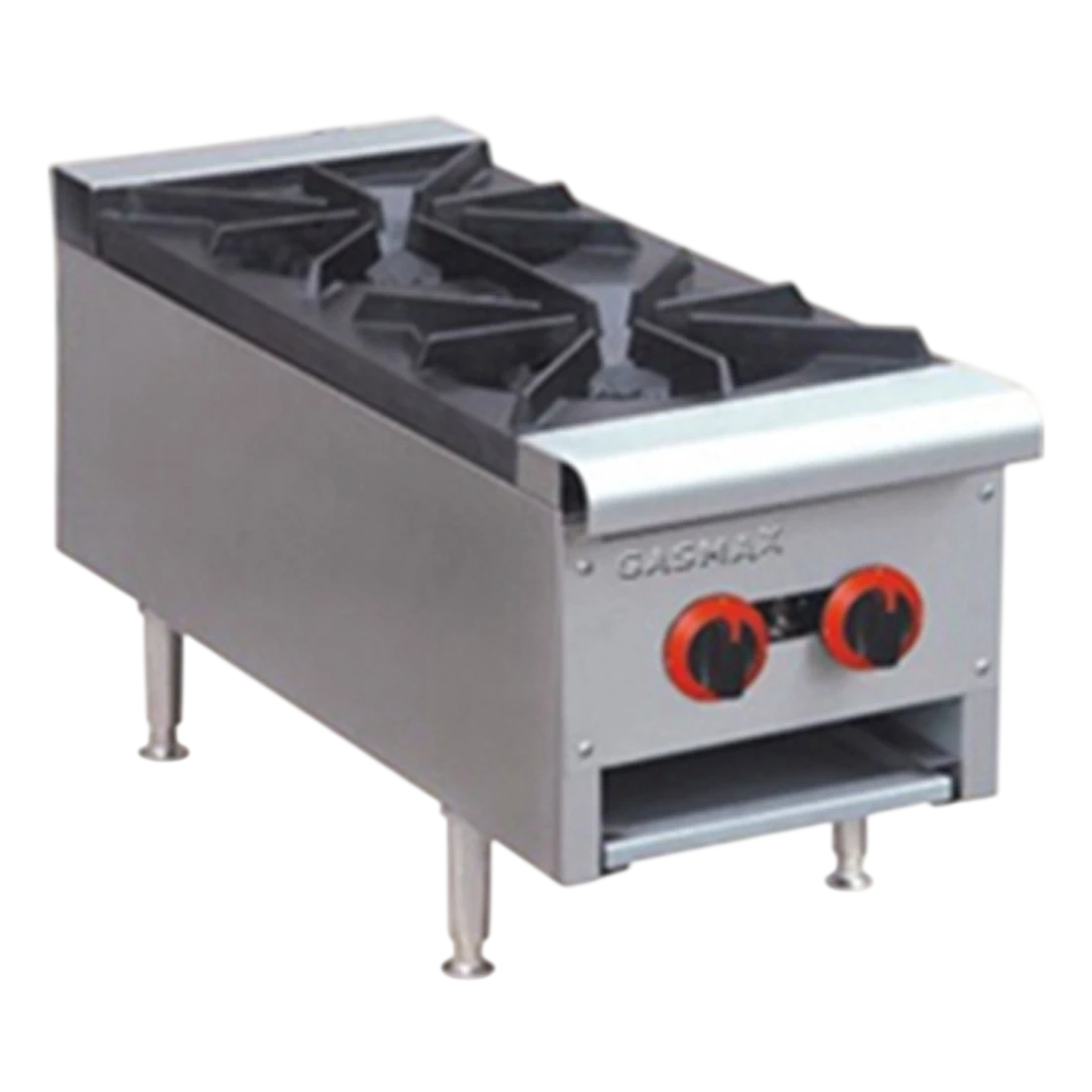 Gasmax RB-2LPG(R) Heavy Duty Two LPG Gas Burners Hob