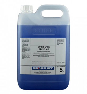Washtech WCRA10 Washcare Rinse Aid, two 5 litre containers