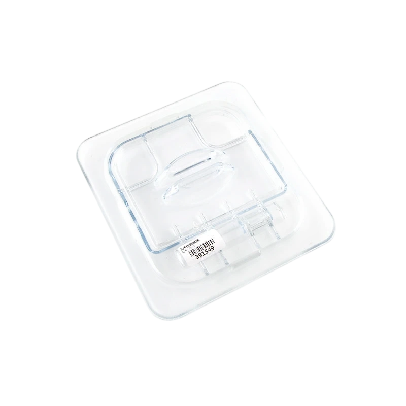 Kitchen Knock 391549 Gastronorm Pan Flip Lid - PolyCarbonate 1/6 - Flip Lid