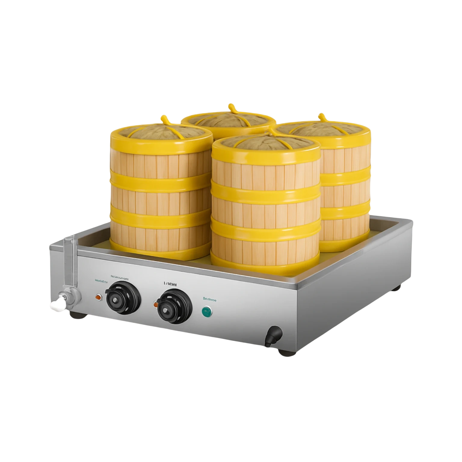 Kitchen Knock 392848 Electric Steamer Benchtop - 4 Heads - 475mm*495mm*140mm - 3kW