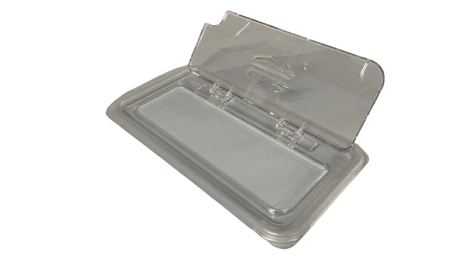 Kitchen Knock 400054 Gastronorm Pan Flip Lid - PolyCarbonate 1/3 - Flip Lid