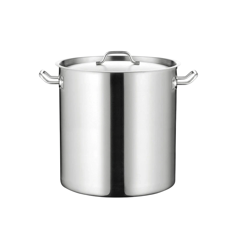 Kitchen Knock 070838 Stock Pot - (03) - IH - S/S 304 Stainless Steel 59L - Ø300mm*500mm*1mm