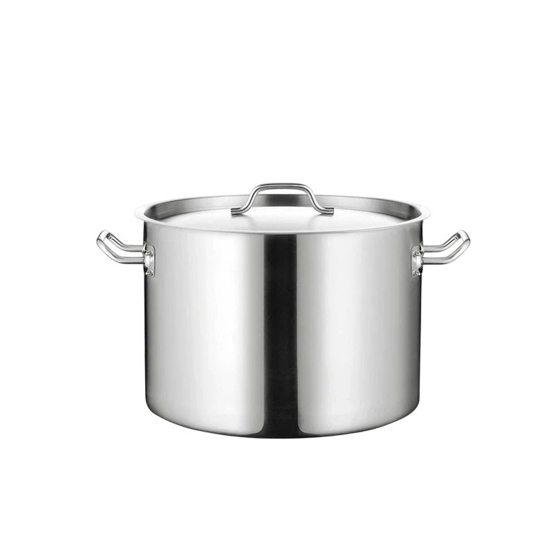 Kitchen Knock 073207 Stock Pot - (03) - IH - S/S 304 Stainless Steel 14L - 200mm*300mm*1.0mm