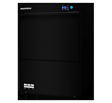 Washtech UL-B - Undercounter Dishwasher/ Polish-free compatible glasswasher - 500mm Rack - Black