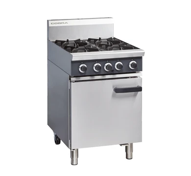 Cobra CR6D - 600mm Four Burner Gas Range Static Oven