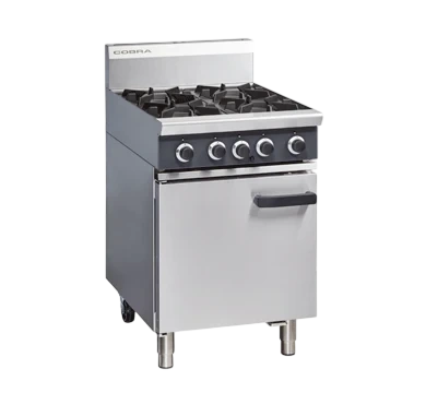 Cobra CR6D - 600mm Four Burner Gas Range Static Oven