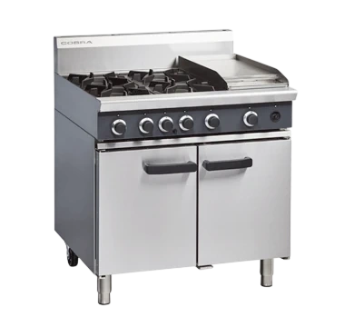 Cobra CR9C - 900mm Four Burner / Griddle Gas Range Static Oven