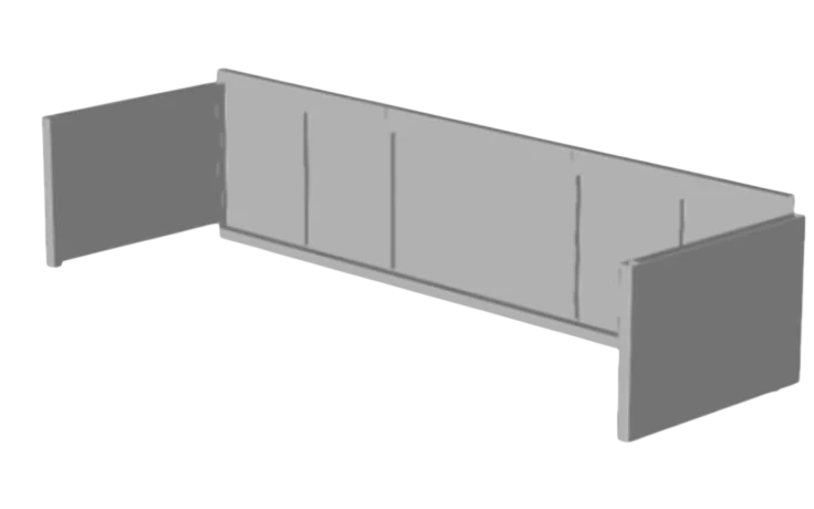 Woodson WH.TRP22 display trolley panel kit