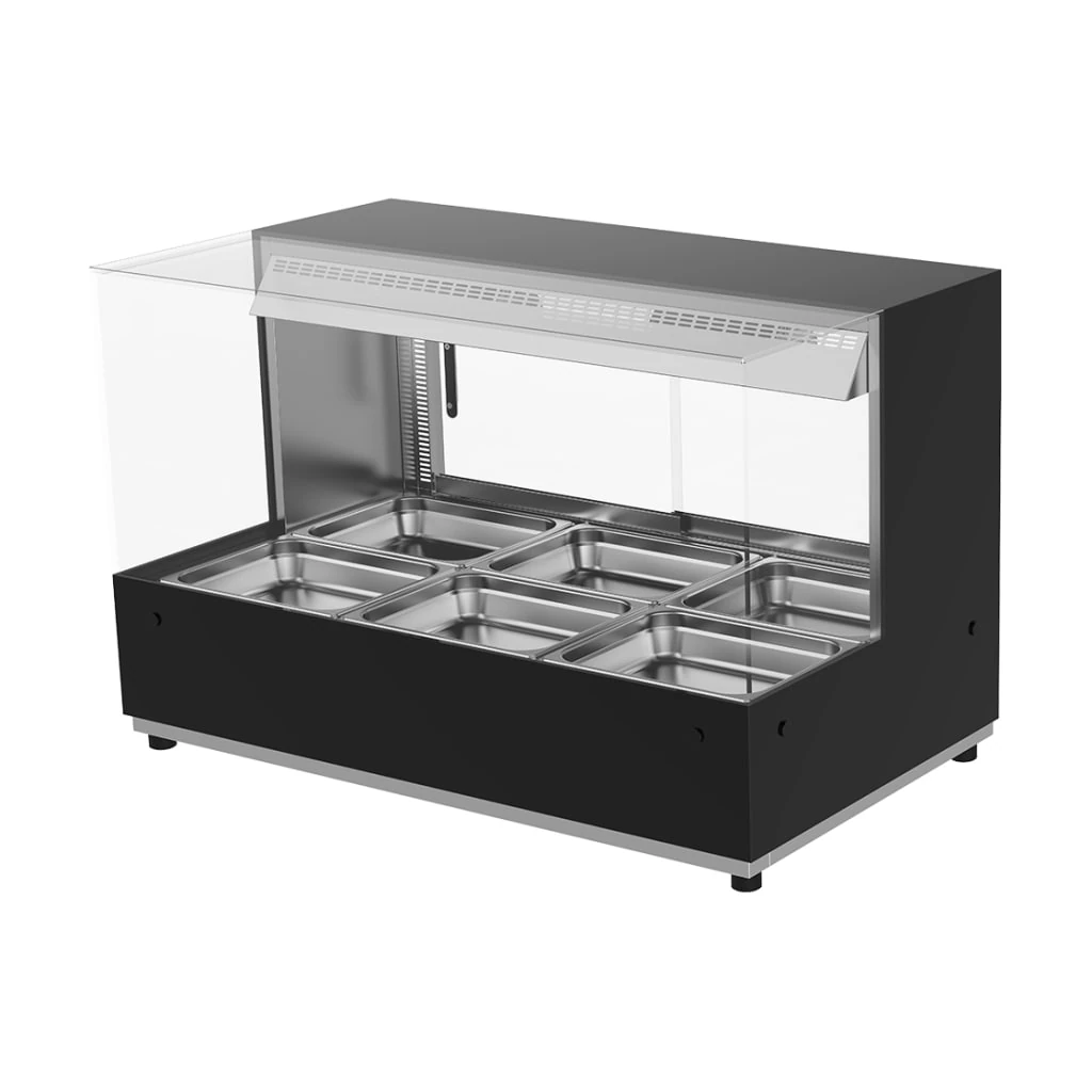 Woodson WH.HFSQB23 two-row square hot food display