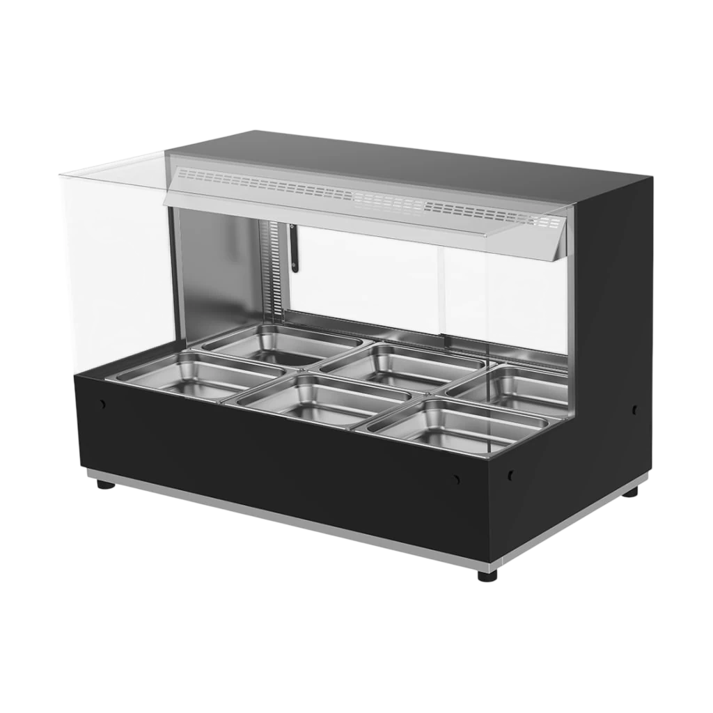 Woodson WH.HFSQB23 two-row square hot food display