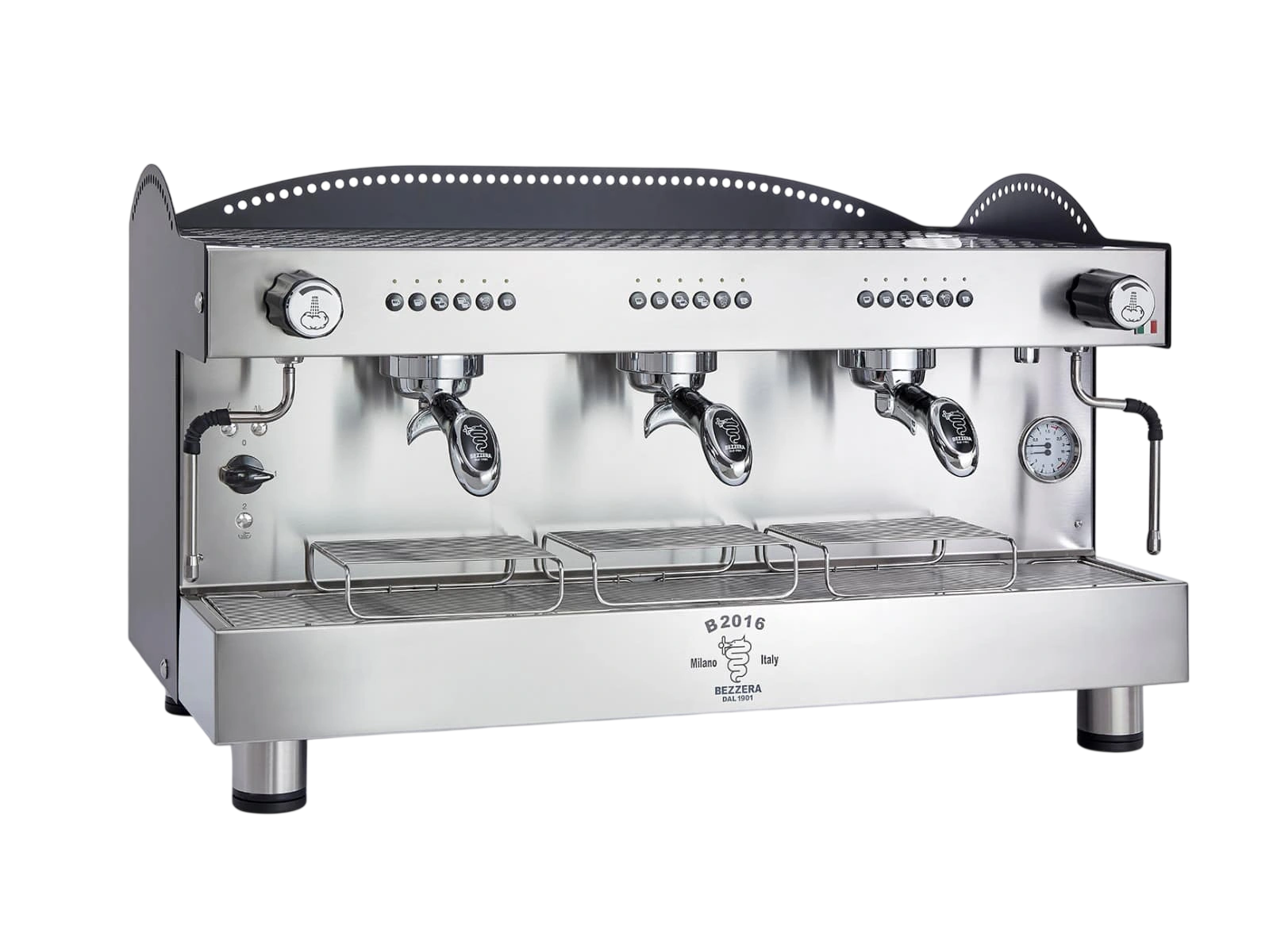 Bezzera 3L Black 3-Group Professional Espresso Machine BZB2016B3DE commercial kitchen equipment