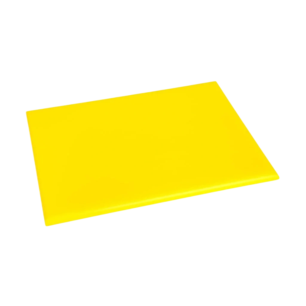 Hygiplas HC868 Yellow Chopping Board – High Density HDPE 229x305mm commercial kitchen equipment
