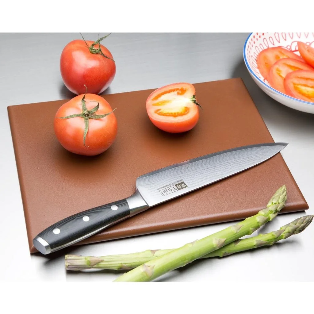 Hygiplas High Density Chopping Board Brown - 12x229x305mm commercial kitchen equipment