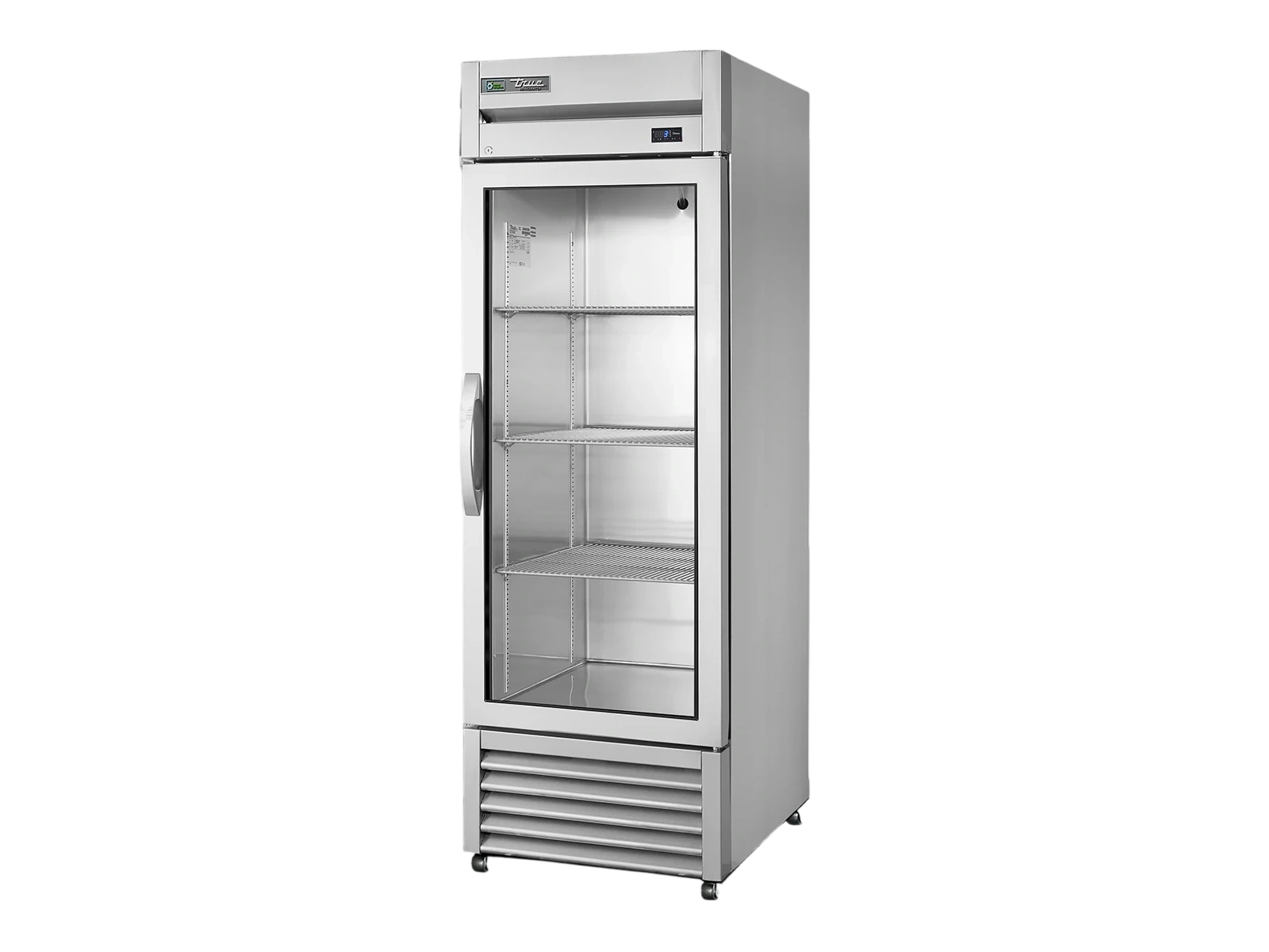 True T-23G-HC-FGD01 RH Upright Foodservice Refrigerator, 1 Full Glass Swing Door