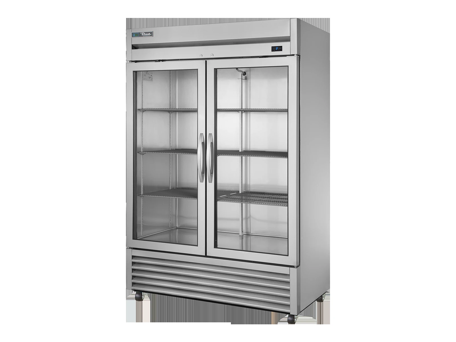 True T-49G-HC-FGD01 Upright Foodservice Refrigeration, 2 Full Glass Swing Doors