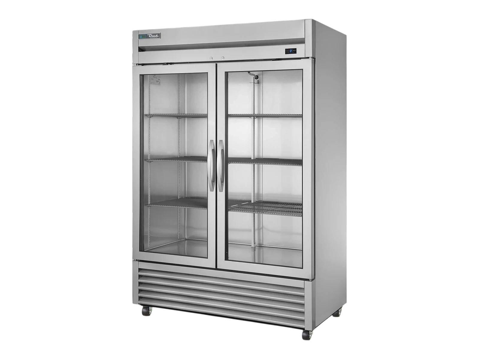 True T-49G-HC-FGD01 Upright Foodservice Refrigeration, 2 Full Glass Swing Doors