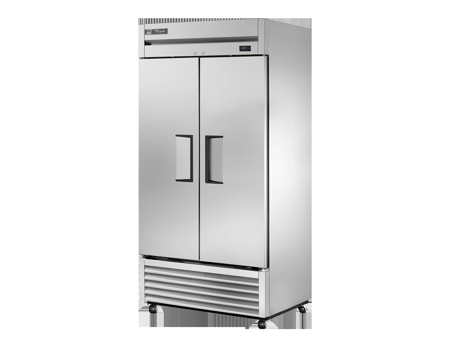 True T-35F-HC Upright Foodservice Freezer, 2 Full Solid Swing Doors