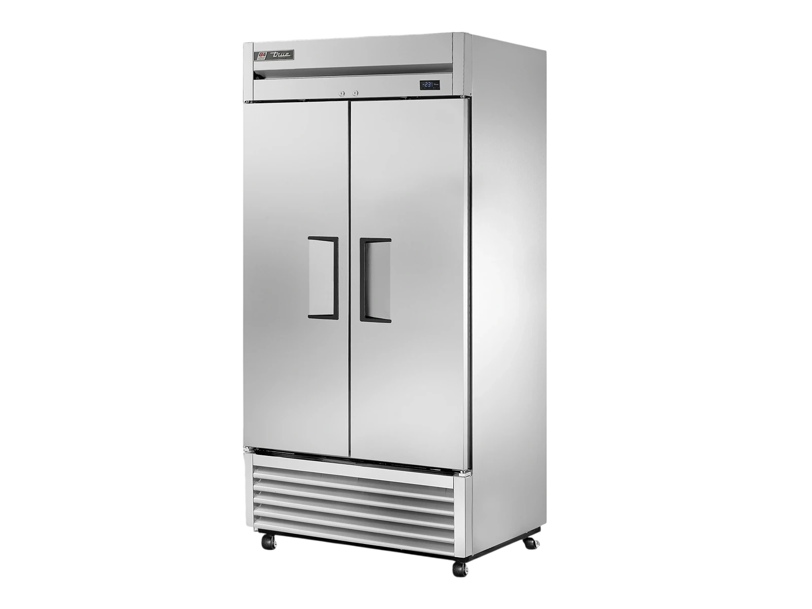 True T-35F-HC Upright Foodservice Freezer, 2 Full Solid Swing Doors