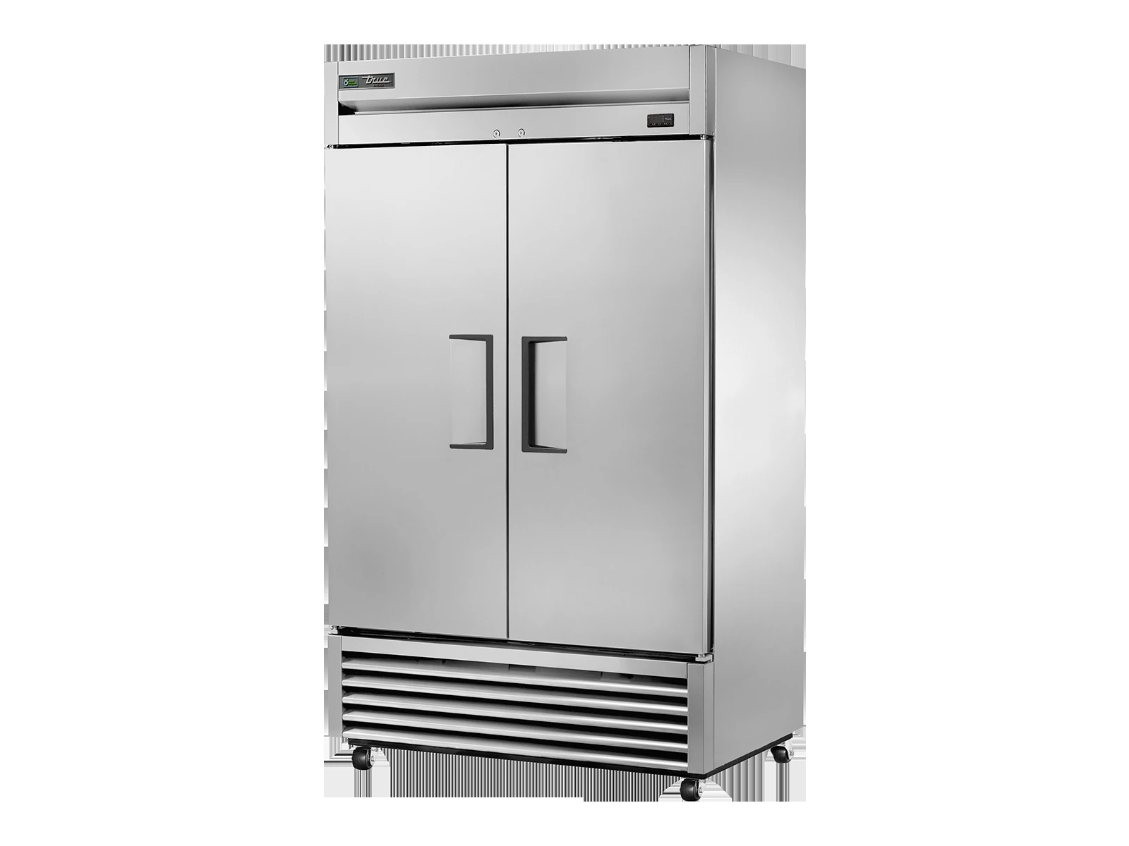 True T-43F-HC Upright Foodservice Freezer, 2 Full Solid Swing Doors