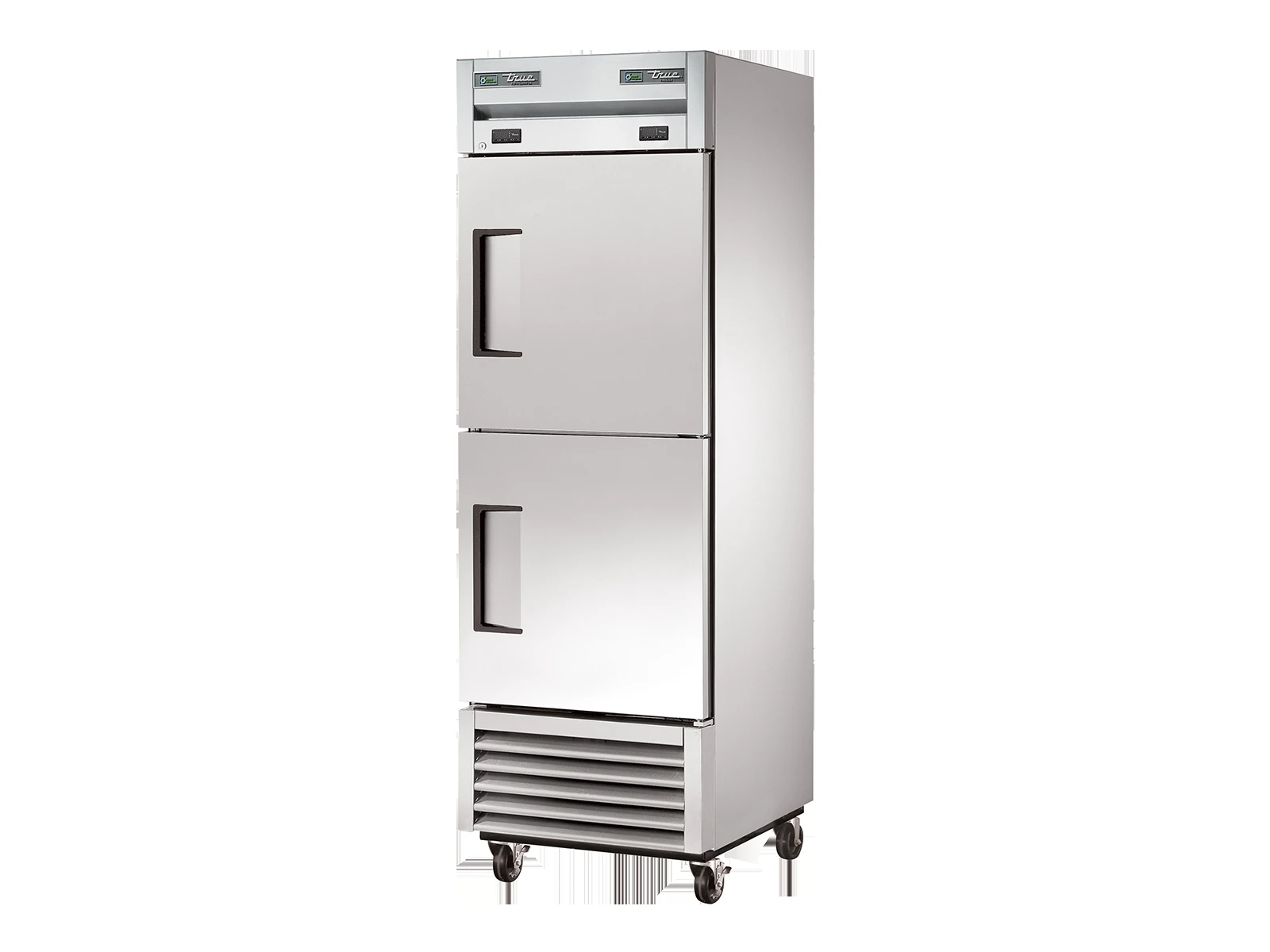 True T-23DT-HC Upright Foodservice "Dual Temperature" Cabinet, 2 Half Solid Swing Doors