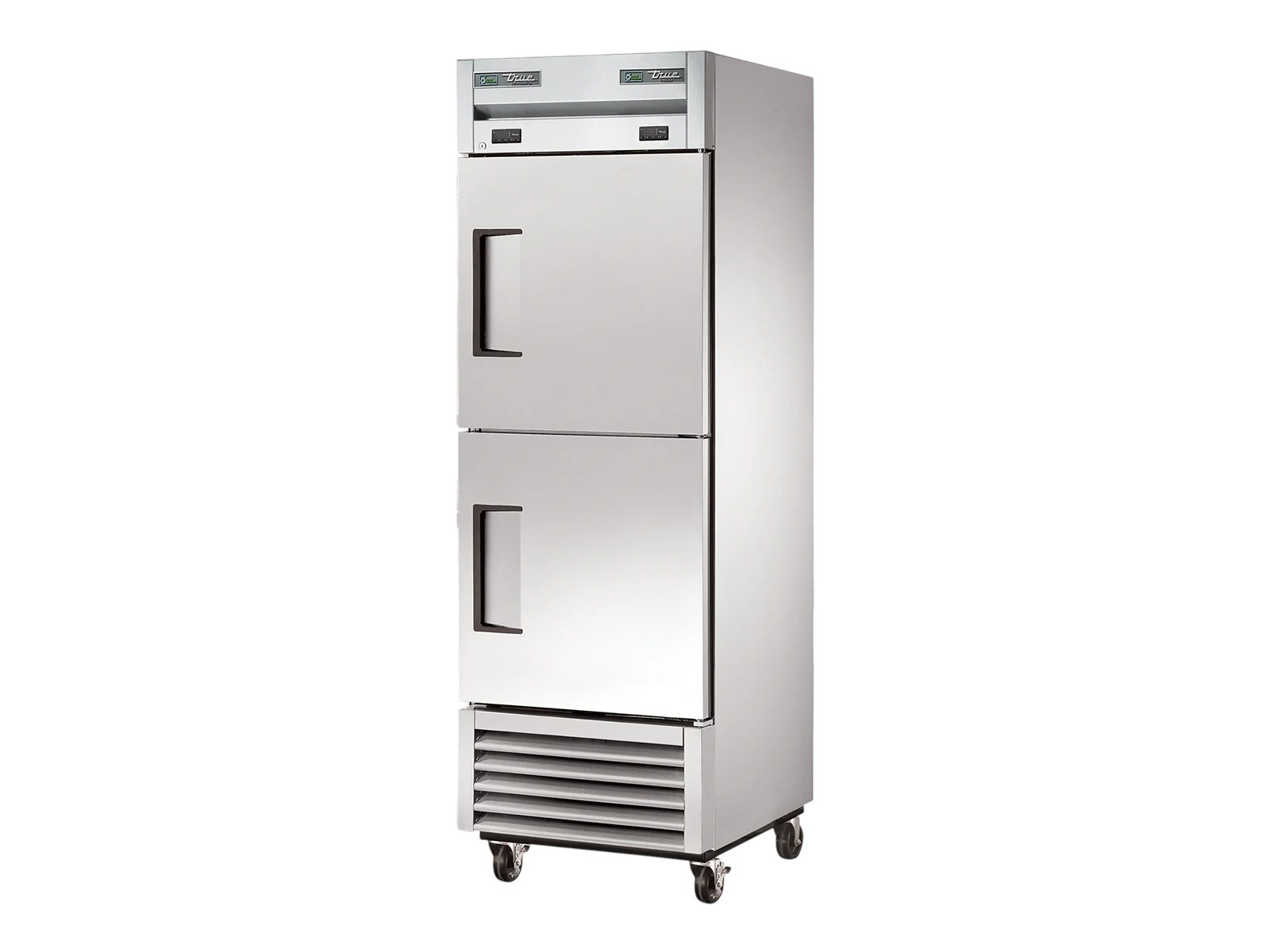 True T-23DT-HC Upright Foodservice "Dual Temperature" Cabinet, 2 Half Solid Swing Doors