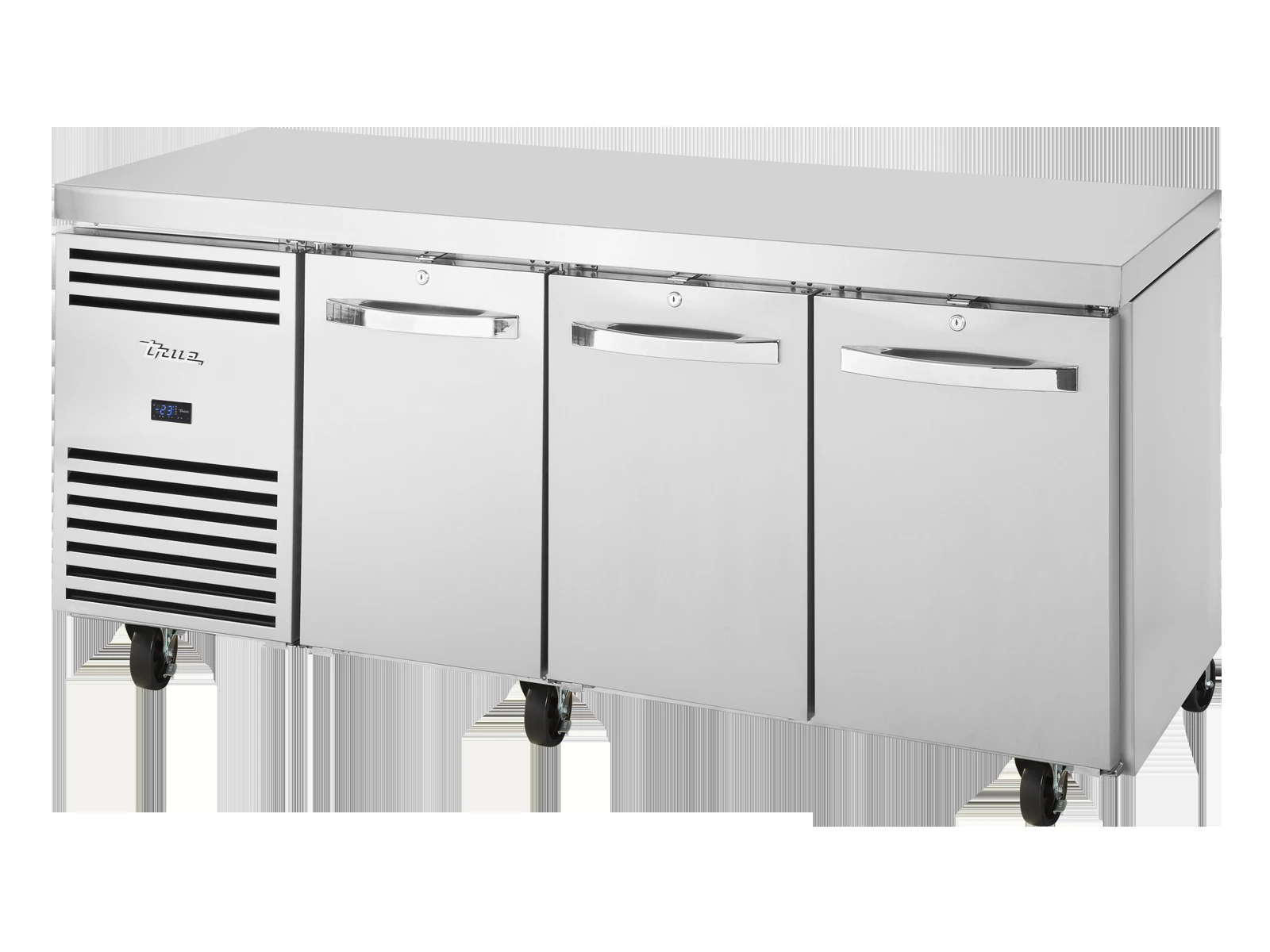 True TCF1/3-CL-SS-DL-DR-DR 1/1 GN Counter Freezer, 3 Section