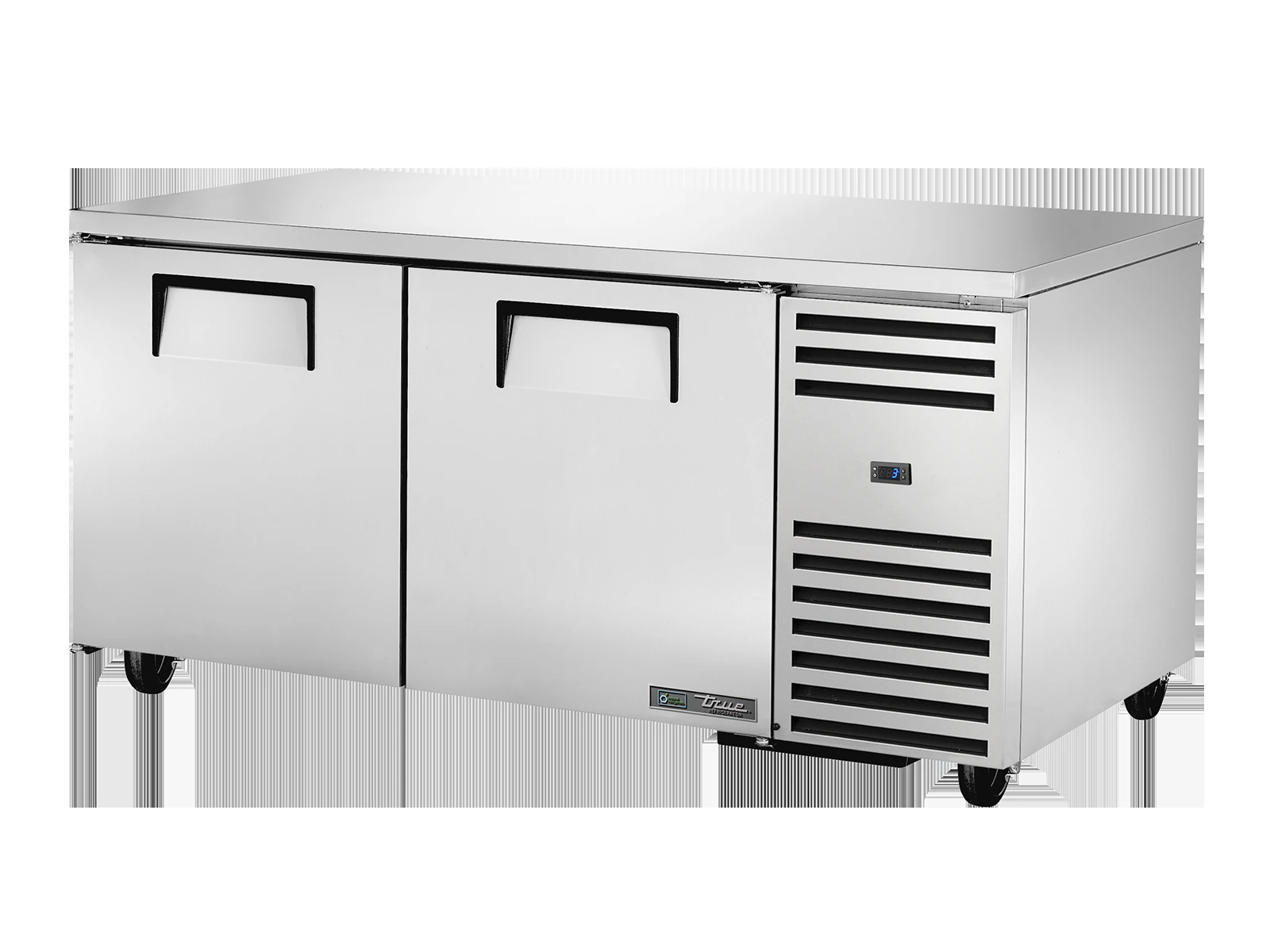 True TUC-67-HC Deep Undercounter Refrigerator, 2 Solid Swing Doors