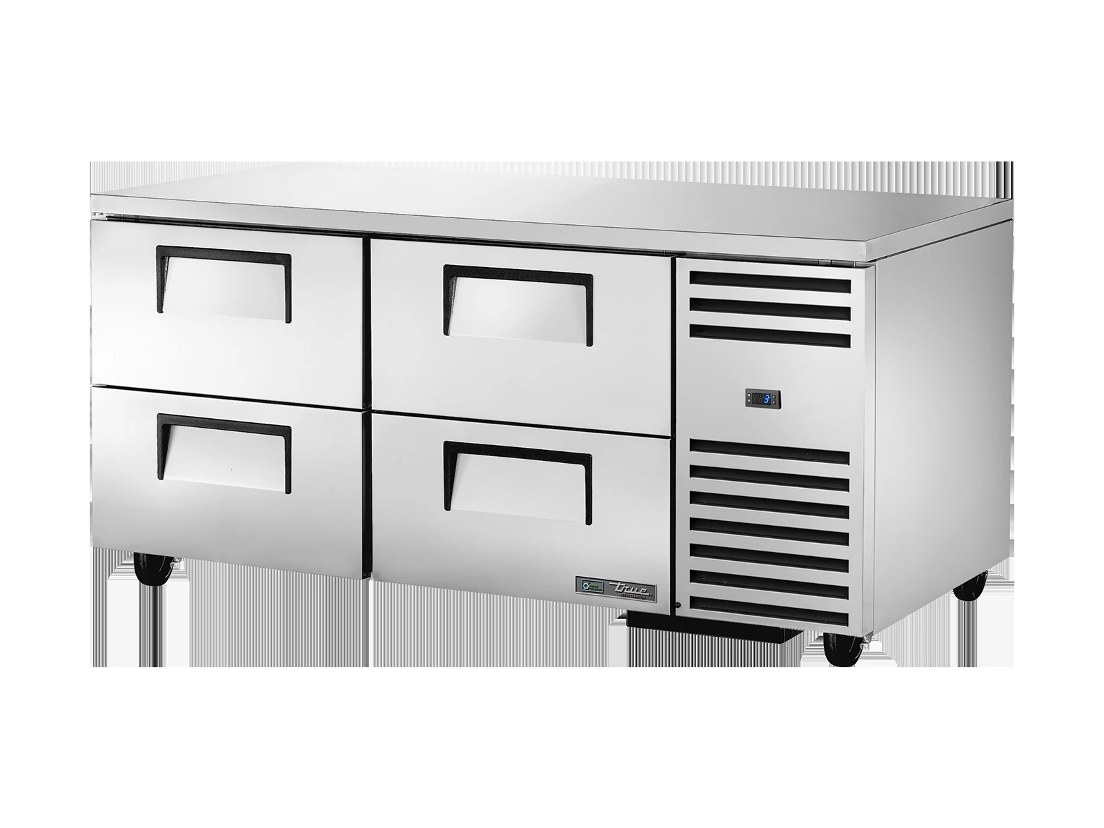 True TUC-67D-4-HC Deep Undercounter Refrigerator, 4 Drawers