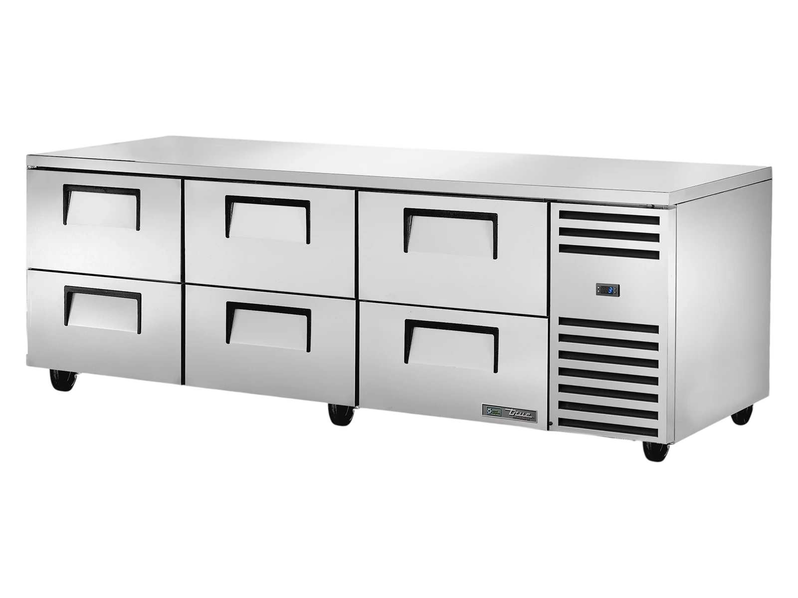True TUC-93D-6-HC Deep Undercounter Refrigerator, 6 Drawers