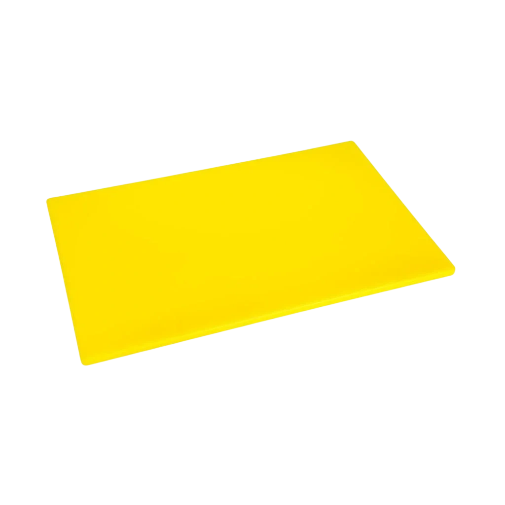 Hygiplas HC861 Antibacterial Low Density Chopping Board Yellow - 450x300x10mm