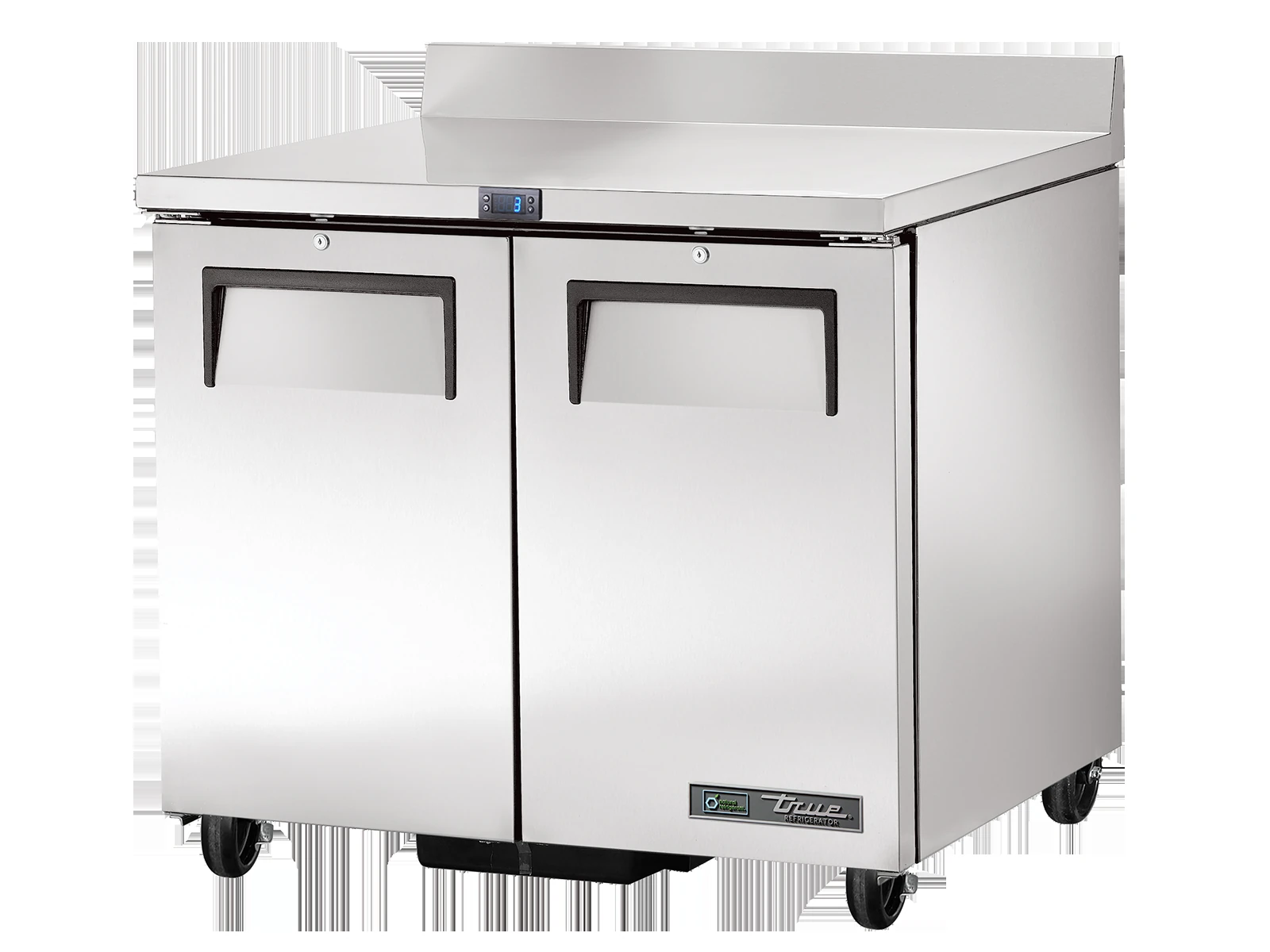 True TWT-36-HC Worktop Counter Refrigerator, 2 Solid Swing Doors