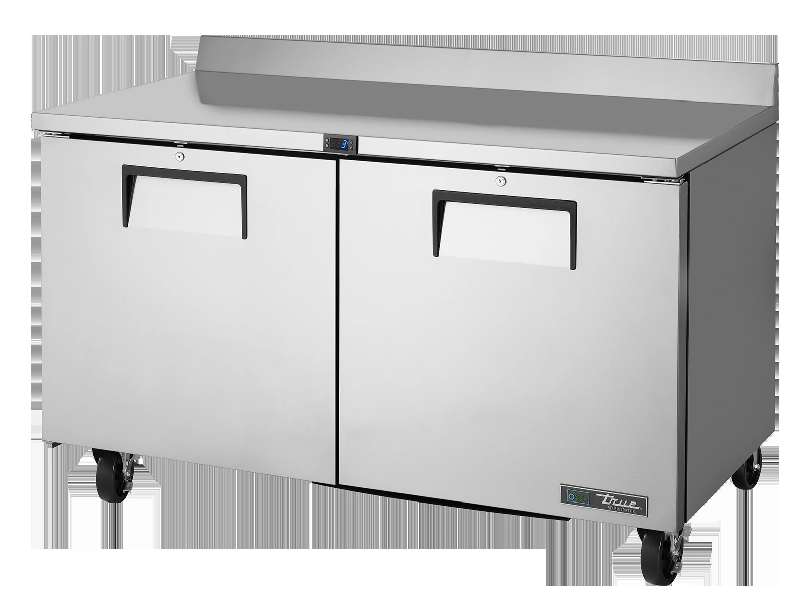 True TWT-60-HC Worktop Counter Refrigerator, 2 Solid Swing Doors