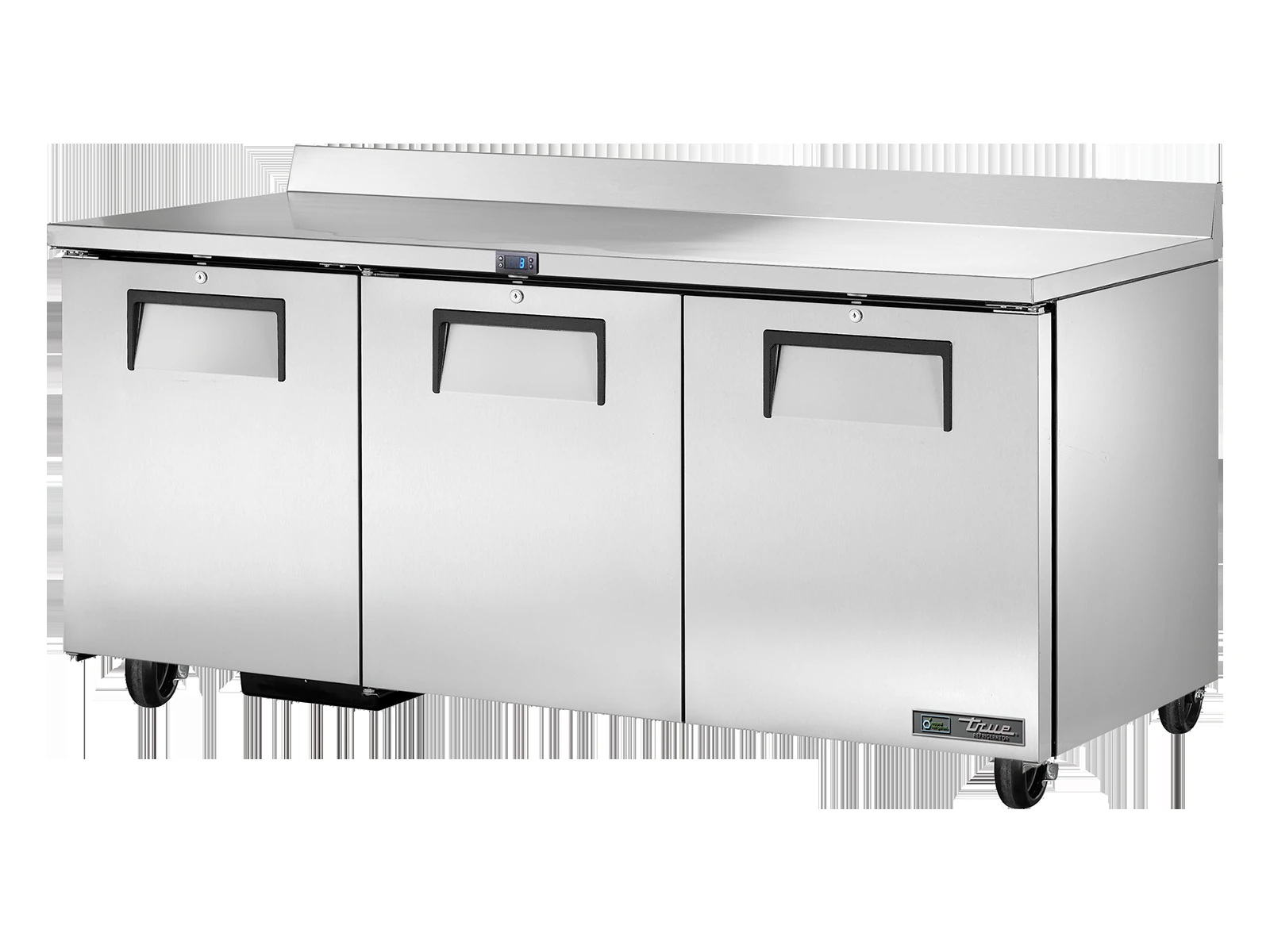 True TWT-72-HC Worktop Counter Refrigerator, 3 Solid Swing Doors