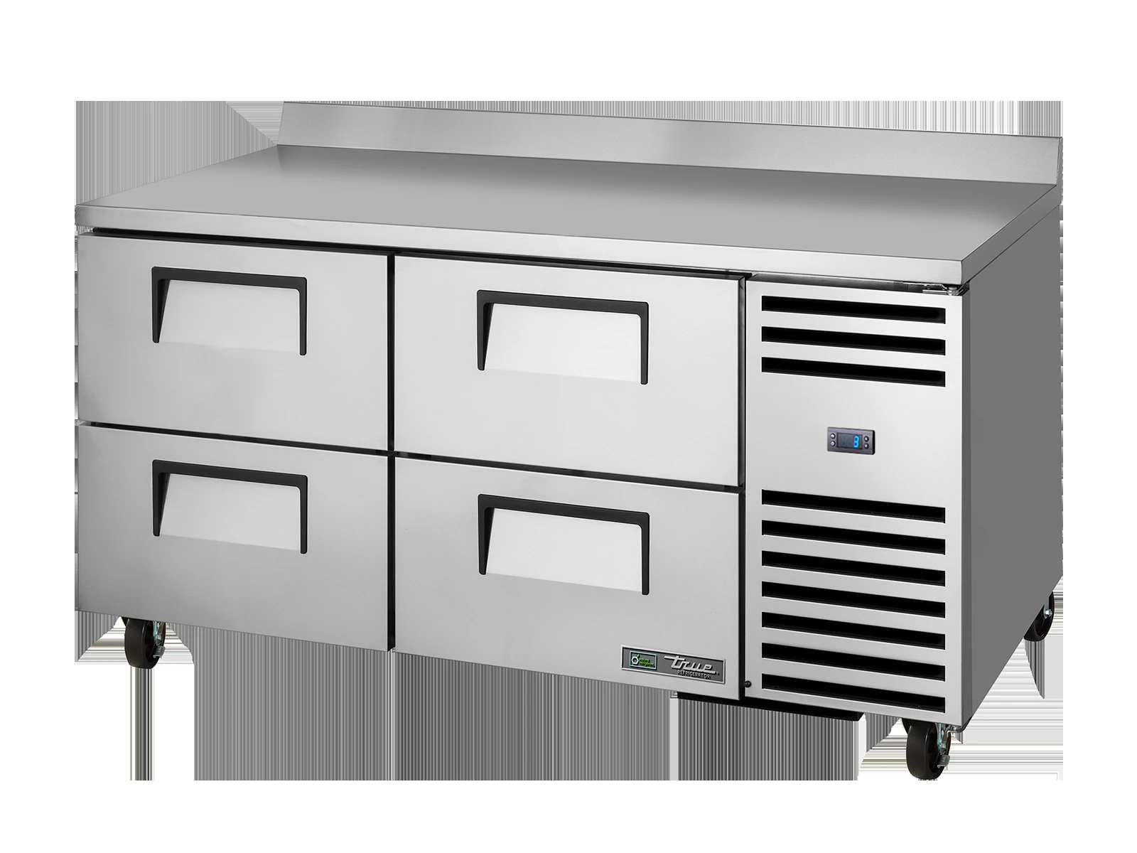 True TWT-67D-4-HC Deep Worktop Counter Refrigerator, 4 Drawers