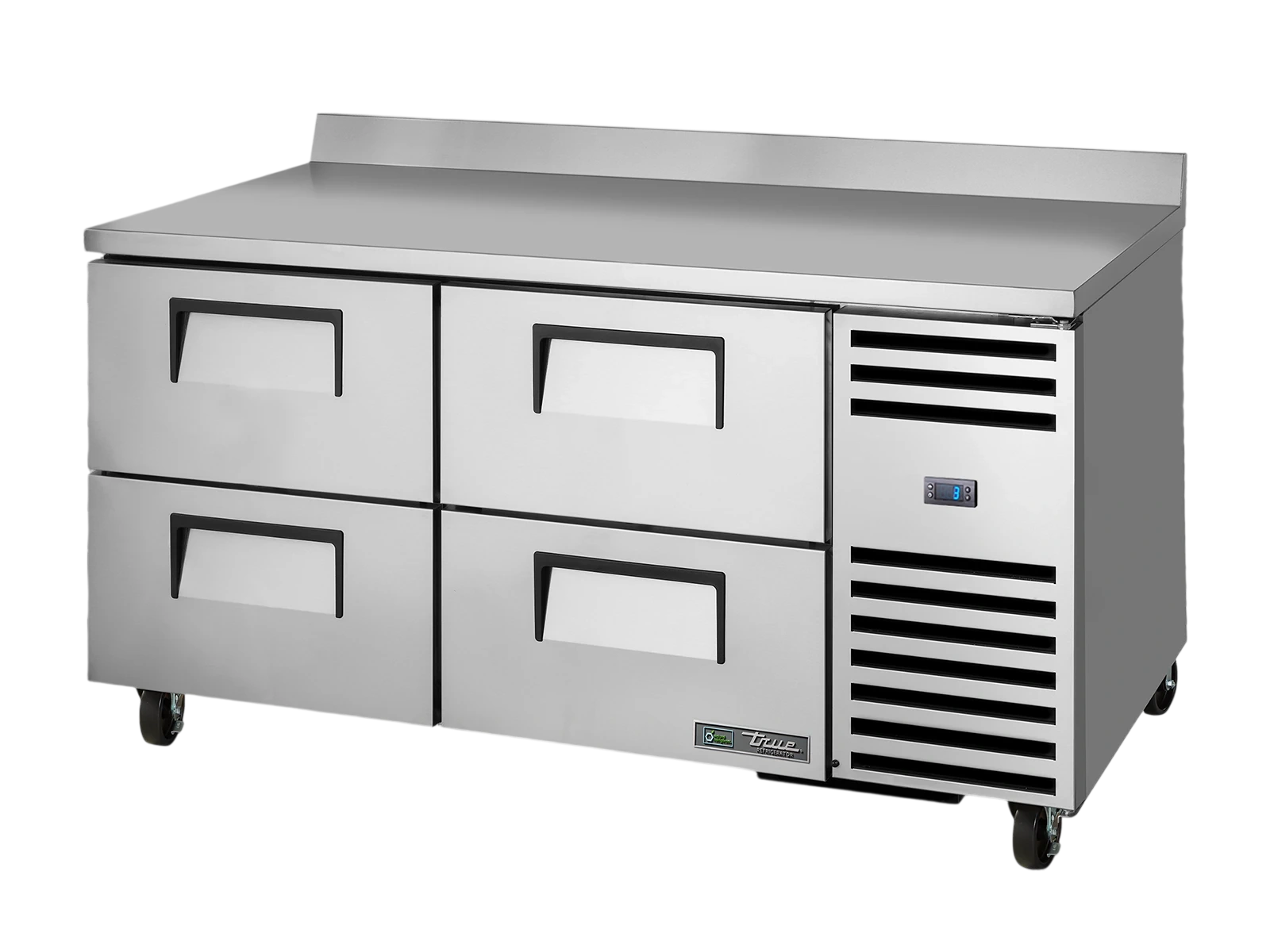 True TWT-67D-4-HC Deep Worktop Counter Refrigerator, 4 Drawers