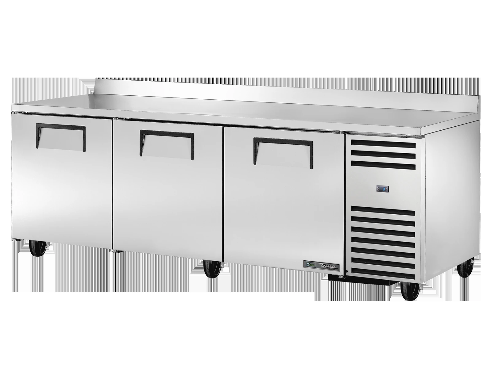 True TWT-93-HC Deep Worktop Counter Refrigerator, 3 Solid Swing Doors